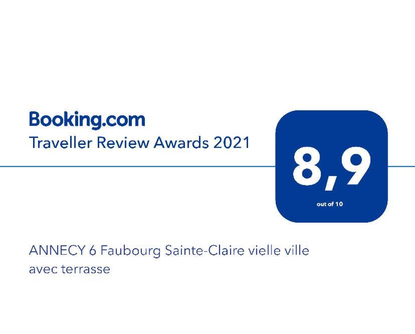 ANNECY Sainte Claire vieille ville 38m2 Terrasse proche gare et lac 4 pers 3 étoiles Esterno foto